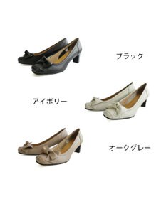 Pointer 日本製 本革リボンパンプス