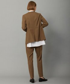 ICB L 【UVケア・洗える】ウール2WAYストレッチ ノーカラージャケット