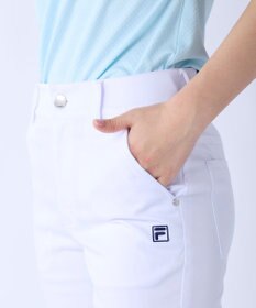 FILA GOLF／marie claire 【FILA GOLF】 ウェストロゴジャガードゴムツイルロングパンツ