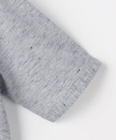 JOSEPH ABBOUD  【フランス産リネン×日本の技術・清涼感】ノルマンディリネントップジャージ ジップ ポロシャツ