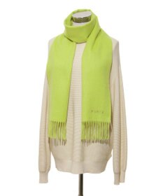 MOONBAT 【洗えるカシミヤ】FURLA カシミヤ100%無地マフラー／幅30cm