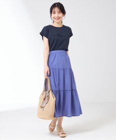 ANY SIS エンボスロゴ Tシャツ