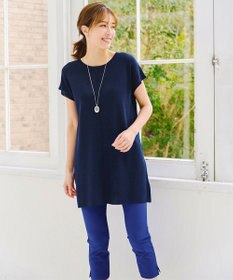 Tiaclasse L 【日本製】ドライモーメント裾スリットパンツ