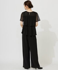 ANY SIS 【洗える】ティアードトップス×ワイドパンツSET