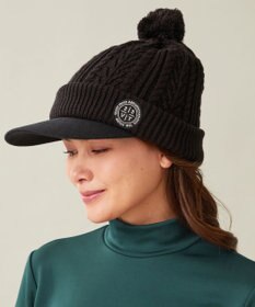 23区GOLF 【WOMEN】つば付きニット キャップ