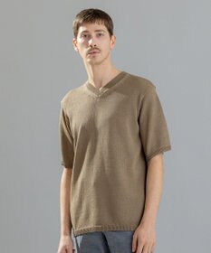 JOSEPH HOMME ラッスルギマ　Vネック半袖ニットＶＮ