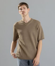 JOSEPH HOMME ラッスルギマ　Vネック半袖ニットＶＮ