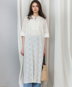 23区 【SLOW/一部店舗限定】モチーフレース ワンピース