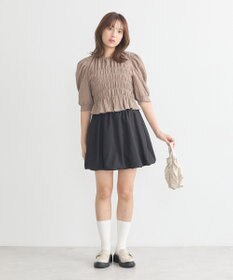 earth music&ecology バルーンミニスカート