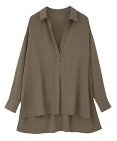 YECCA VECCA スキッパーオーバーシャツ