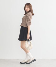 earth music&ecology バルーンミニスカート