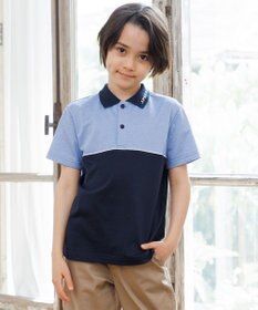 J.PRESS KIDS 【100-130cm】 ブロッキングポロシャツ