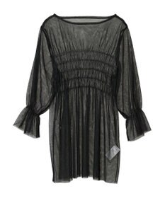 Green Parks チュールシャーリングチュニック