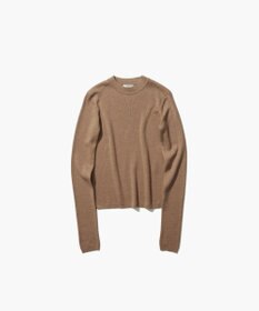 ATON RAMIE WOOL RIB | リブモックネックセーター