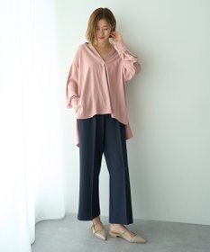 YECCA VECCA スキッパーオーバーシャツ