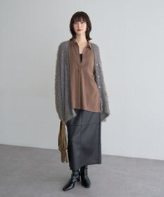 YECCA VECCA スキッパーオーバーシャツ