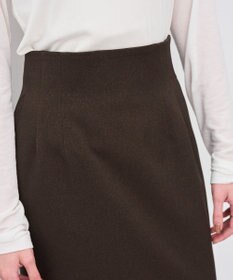 uncrave ウォッシャブルウールライクツイル Iラインスカート