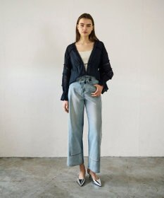 GRACE CONTINENTAL レースパッチブラウス