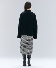 BEIGE， 【andGIRL 秋号掲載】LEMOORE / ウールリバースタンドカラーショートコート