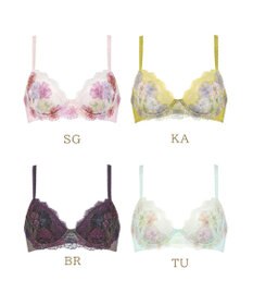 Wing Wing Lesiage　【2760シリーズ】　ブラジャー　ふっくらまる胸　カップ肌側綿混素材　ウイング／ワコール　PB2760