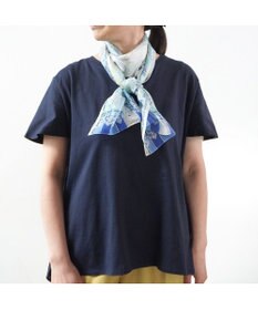 Marca ＜洗えるシルク＞【Marcaオリジナル】カシミール50 ウォッシャブルシルクローン ロングスカーフ