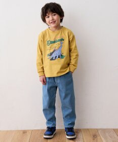 ANY KIDS 恐竜プリント 長袖Tシャツ