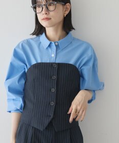 AMERICAN HOLIC 【2WAY】イージーケアフロントボタンビスチェ