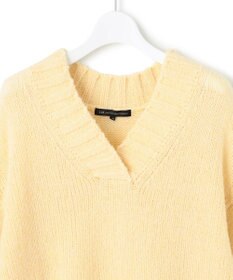 23区 【洗える】ブークレ Vネック ニット