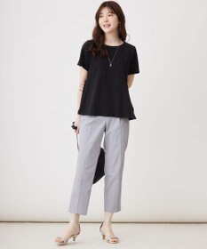 ANY SIS 【UVケア】サイドプリーツ カットソー