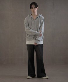 WEGO ショートダブルZIPパーカー