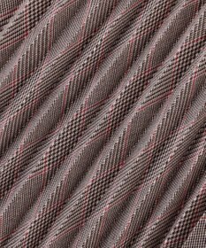 J.PRESS LADIES L 【洗える】テトロンレーヨンビエラ チェック プリーツ スカート