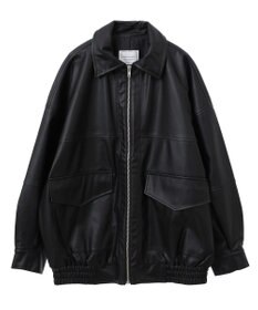 AMERICAN HOLIC フェイクレザーブルゾン