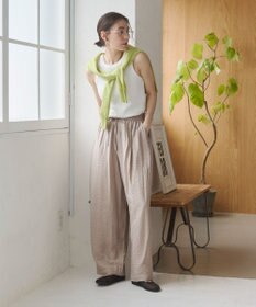 WEGO 【ANGIE VINTAGE】接触冷感イージーパンツ
