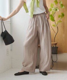 WEGO 【ANGIE VINTAGE】接触冷感イージーパンツ