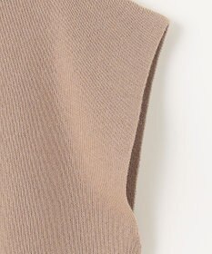 ANY 【洗濯機可】パールポイントフレンチスリーブニット