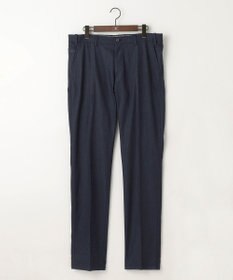 JOSEPH ABBOUD 【キングサイズ・ウエストも伸びる！/ストレッチ】ミックスリネンシャンブレーパンツ