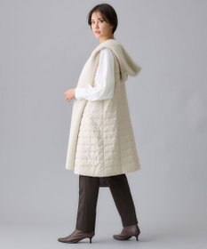 自由区 【洗える】ライトダウン ジレ