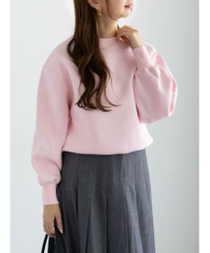 Te chichi ワンポイント刺繍裏起毛プルオーバー