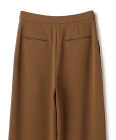 BEIGE， GYPSUM / シルキータッチ セミワイドタックパンツ