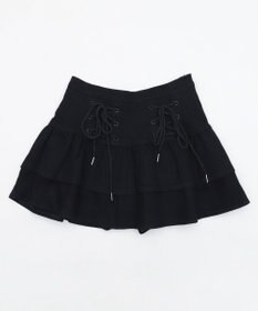 WEGO レースアップティアードミニスカパン