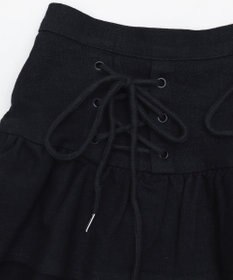 WEGO レースアップティアードミニスカパン