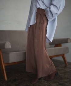 CRAFT STANDARD BOUTIQUE ダルサテンIラインスカート