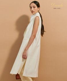 BEIGE， CAROLE / ロングテーラードジレ