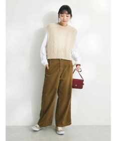 CRAFT STANDARD BOUTIQUE ２ＷＡＹケーブルニットベスト