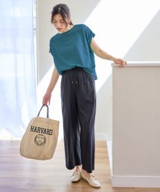 ANY 【新色追加/洗濯機可/ウエストゴム/接触冷感/UVケア/6色展開】清涼リラックスパンツ