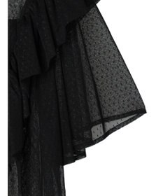 Green Parks ■ＥＳＣＡＲ　ドットチュールフレアヨークプルオーバー