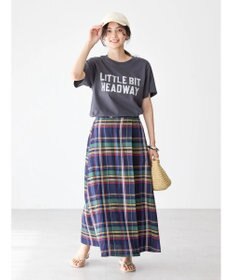 AMERICAN HOLIC リネンブレンドフレアスカート2