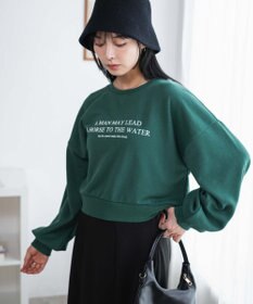 WEGO クロップドスウェット