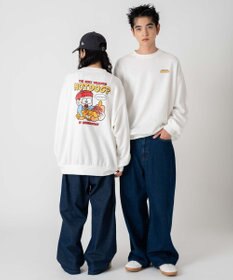 WEGO 【ユニセックス着用ITEM/SMLサイズ展開】アソートグラフィックプルオーバー