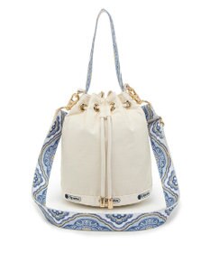 LeSportsac DRAWSTRING BUCKET XBODY/サンドヴォヤージュ
